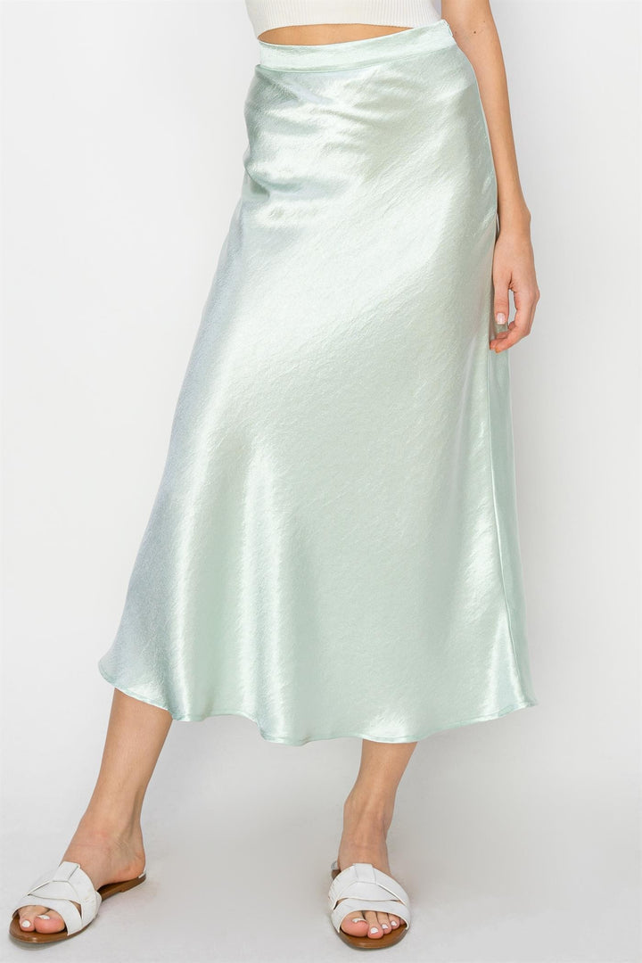 Midi Skirt Saten Alma