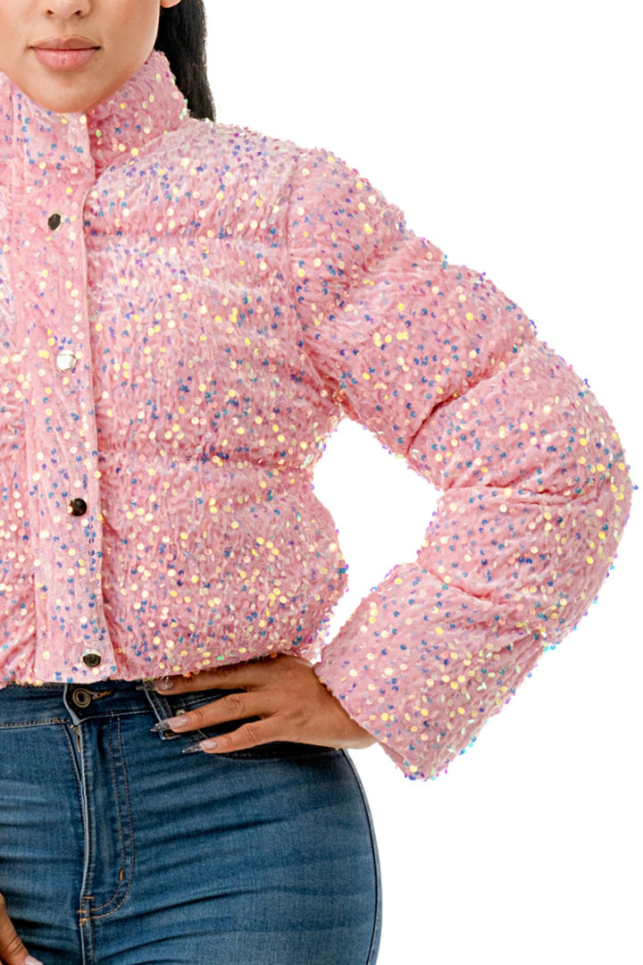 Jacket Puffer Sequin
