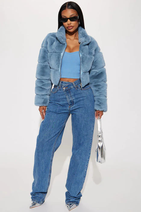 Jacket Fur Marshmellow