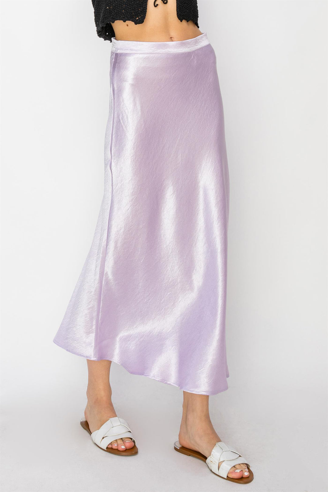 Midi Skirt Saten Alma