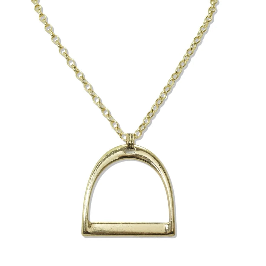 WESTERN LARGE HORSEBIT PENDANT NECKLACE