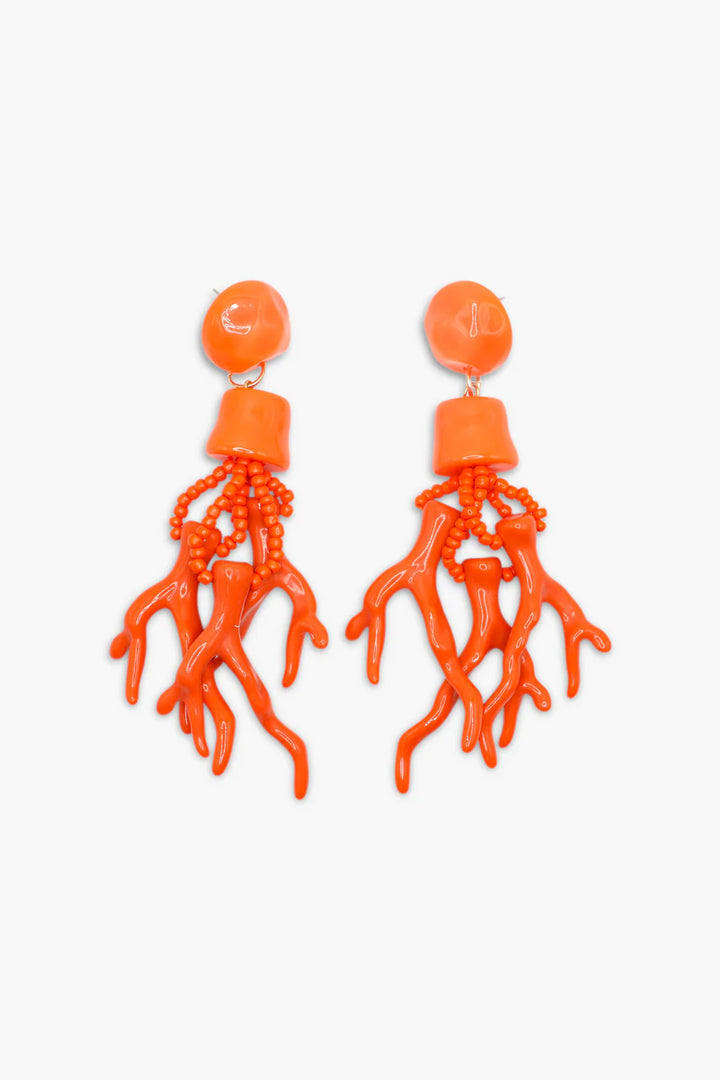 Coral Earrings