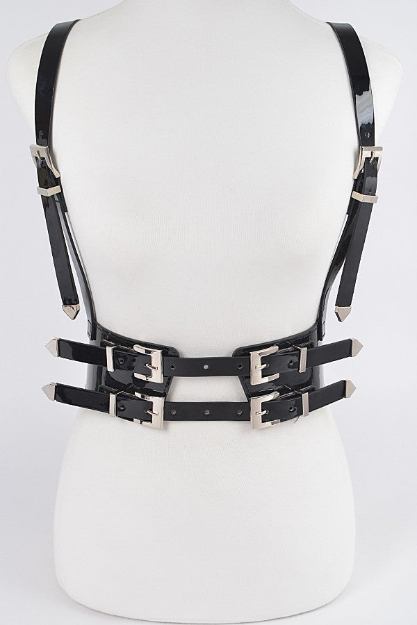 Faux Leather Harness