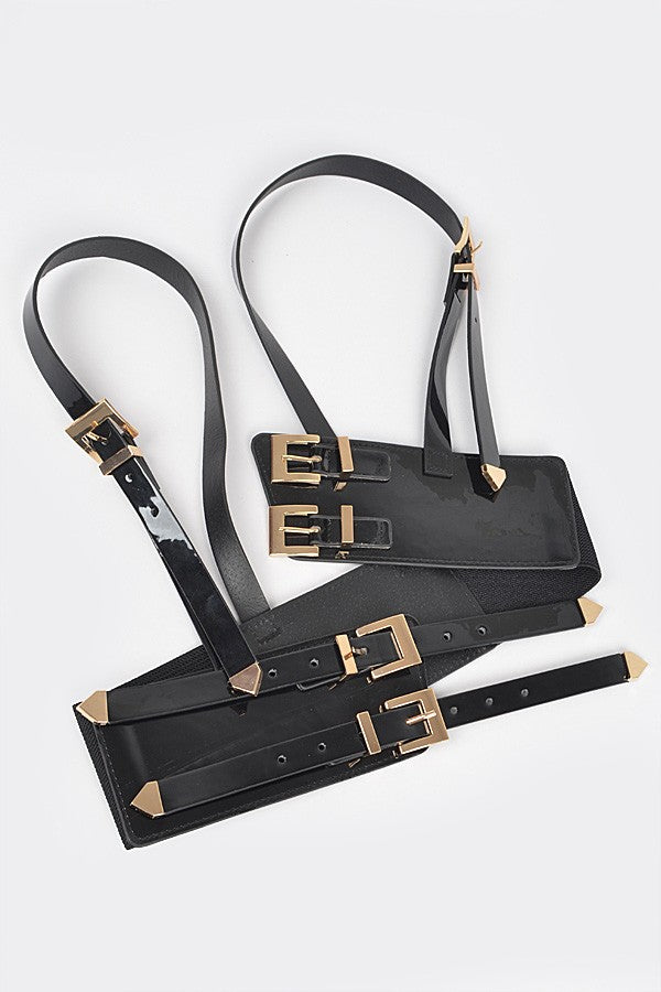 Faux Leather Harness
