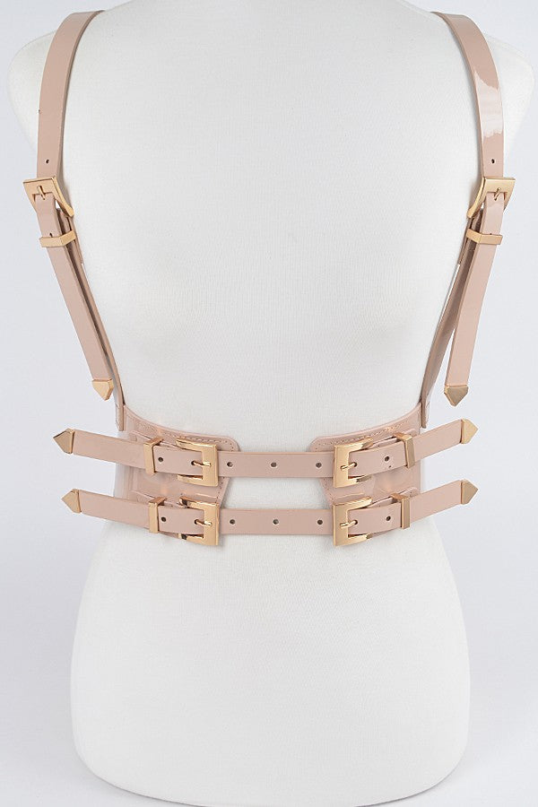 Faux Leather Harness