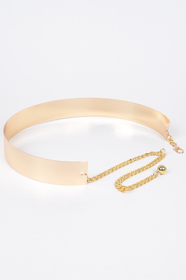 Full Metal Plate Waist Belt