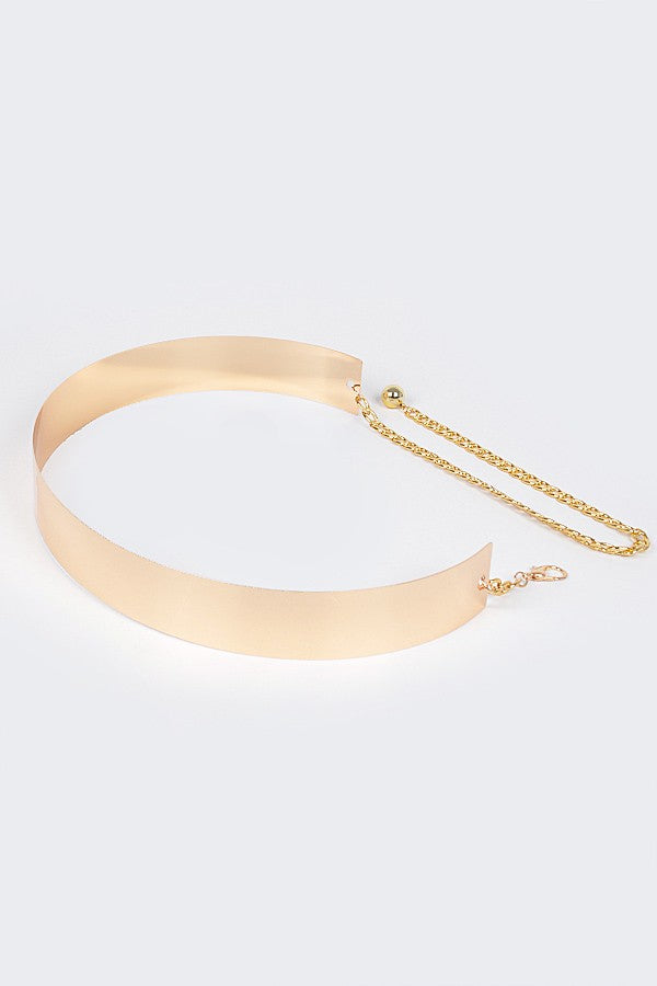 Full Metal Plate Waist Belt