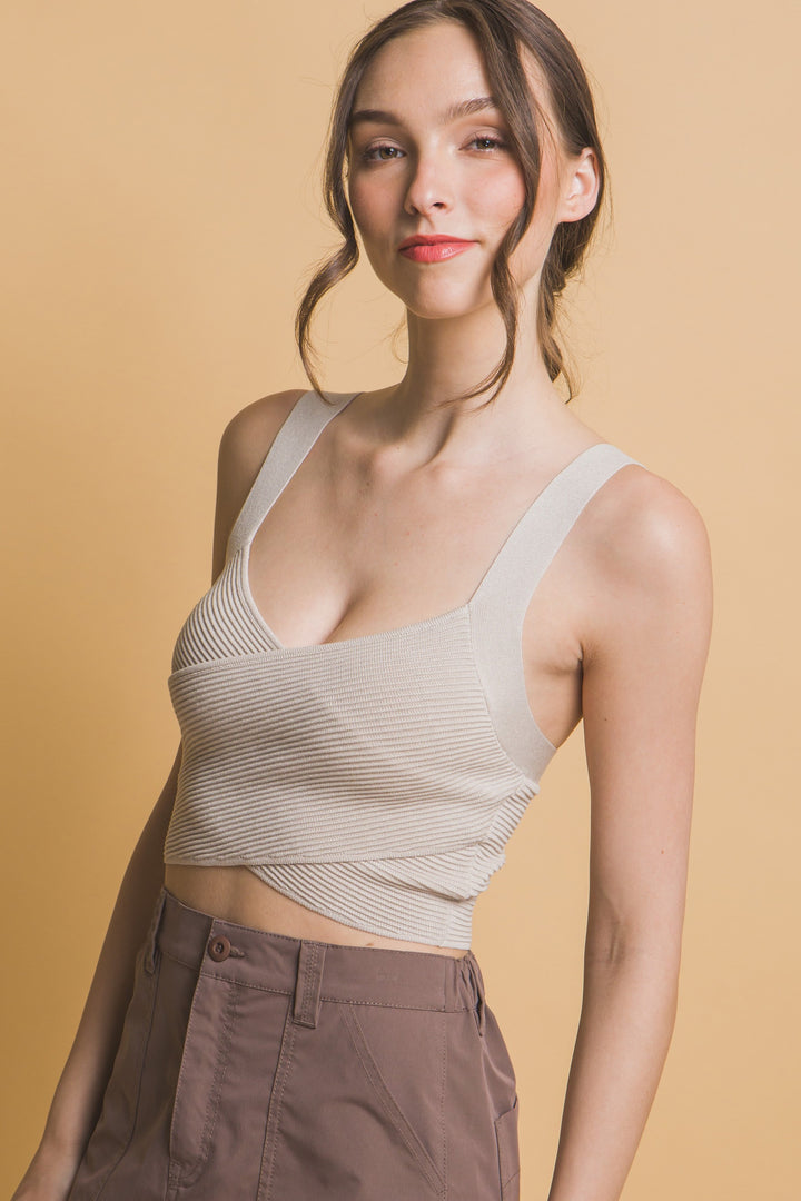 Knitted Cropped Top