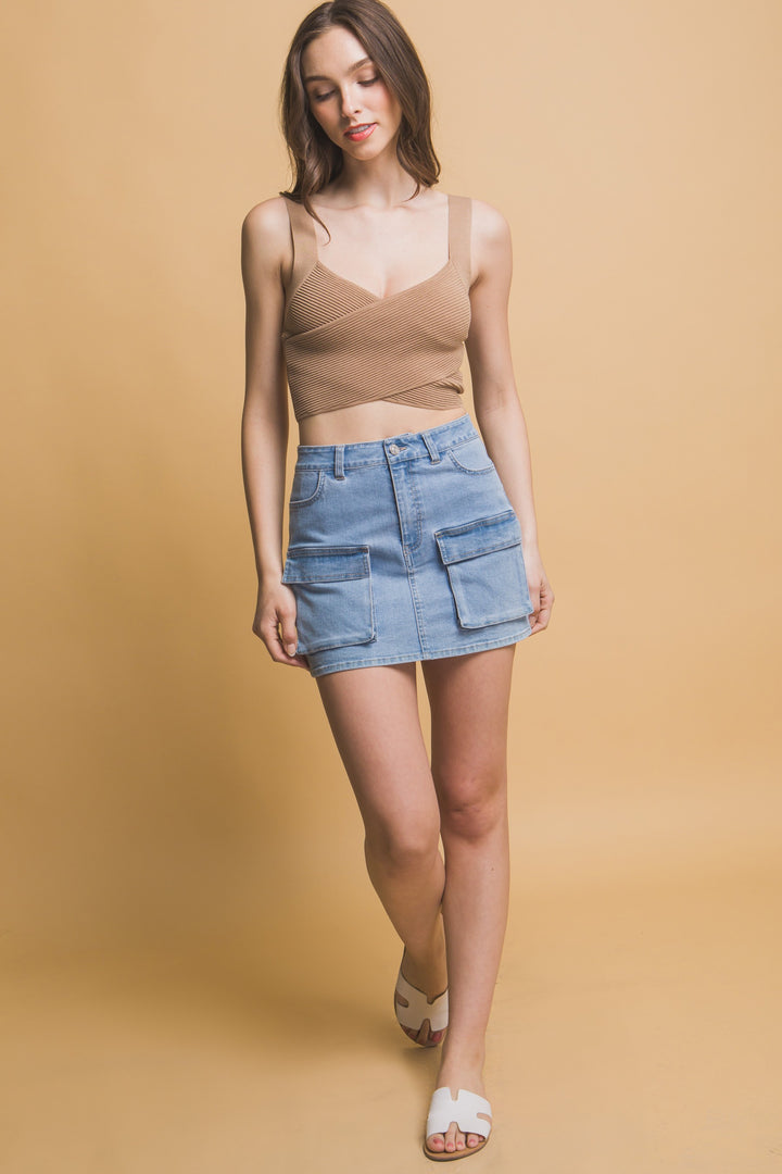 Knitted Cropped Top