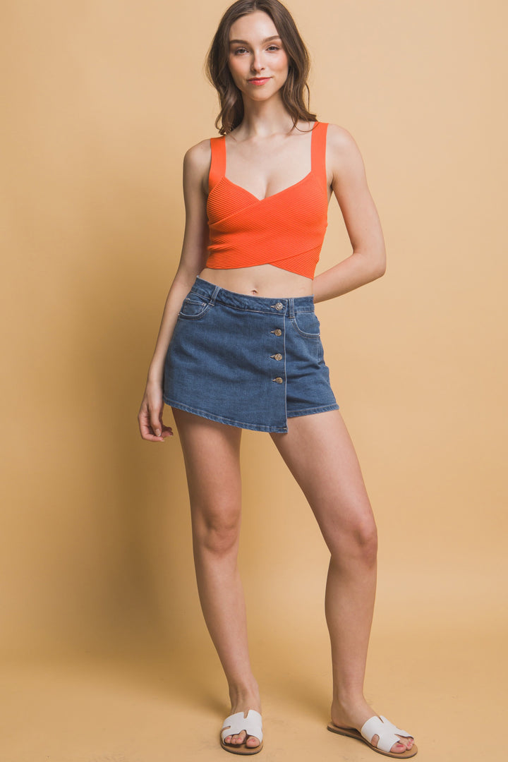 Knitted Cropped Top