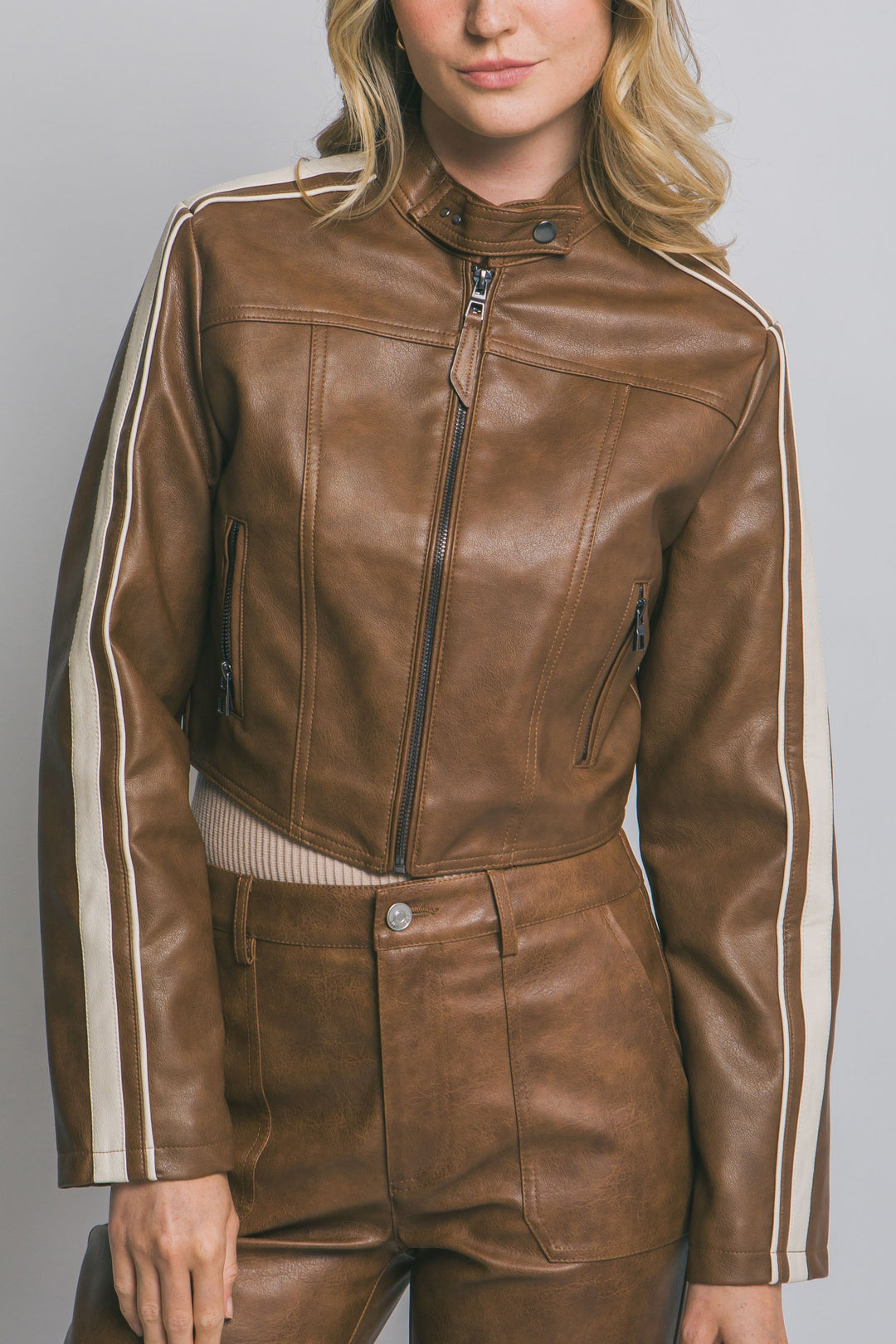 Vegan Leather Jacket