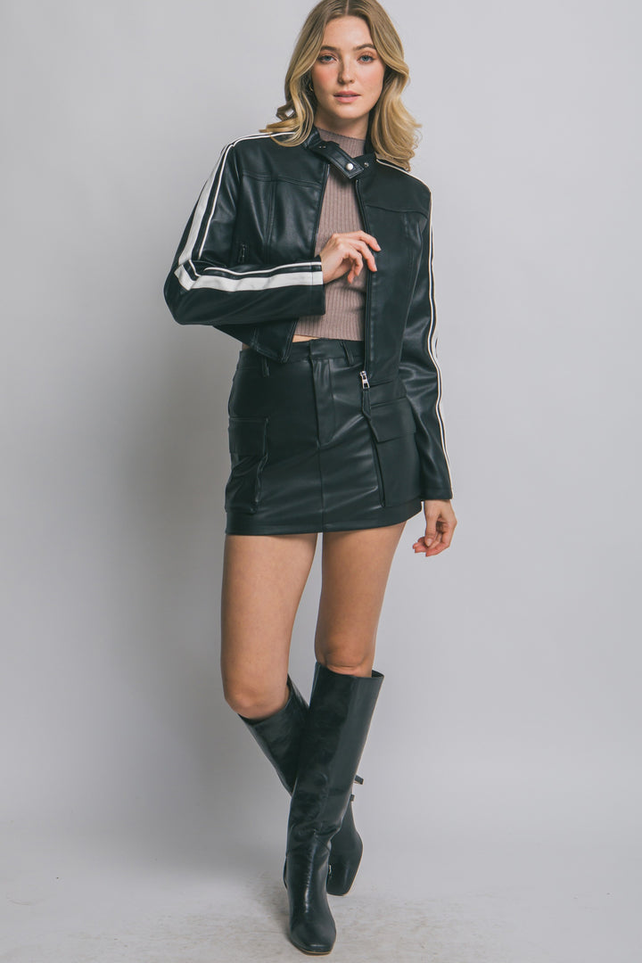 Vegan Leather Jacket