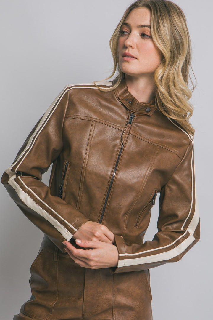 Vegan Leather Jacket
