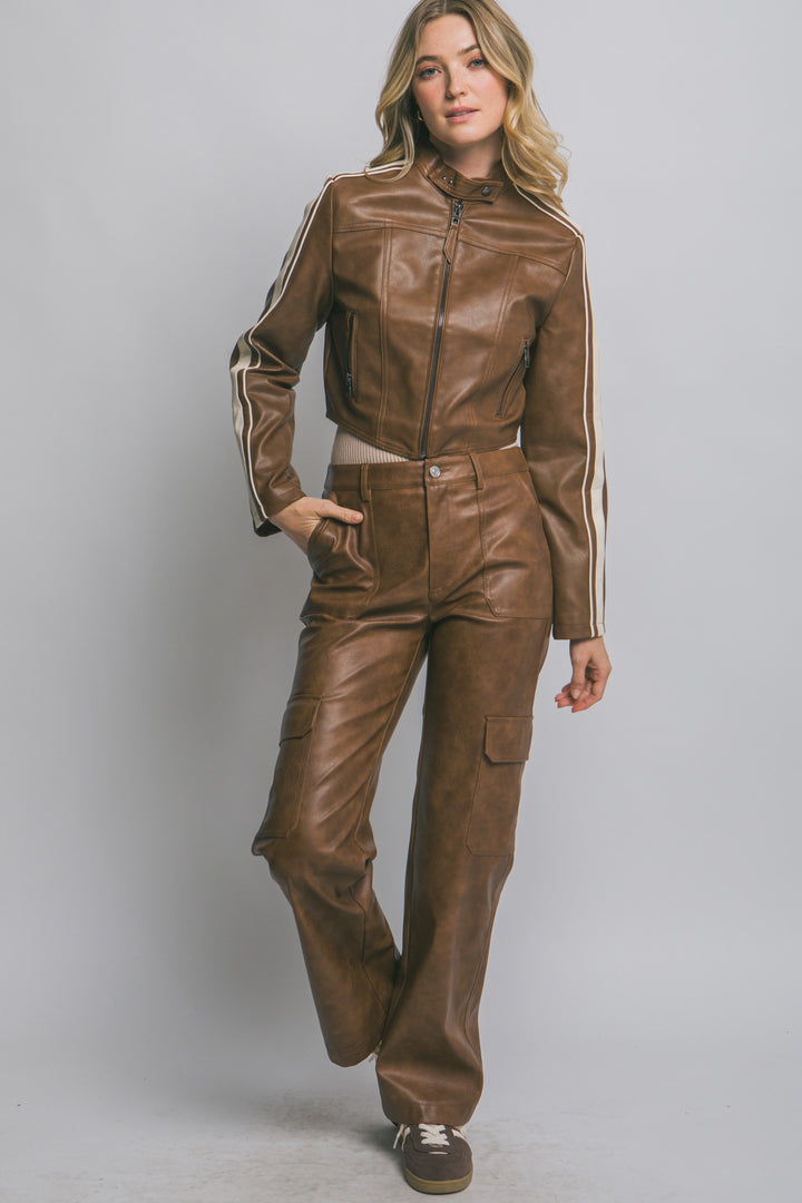 Vegan Leather Jacket