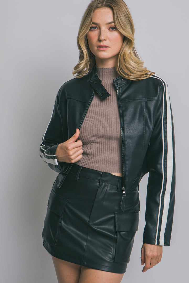Vegan Leather Jacket