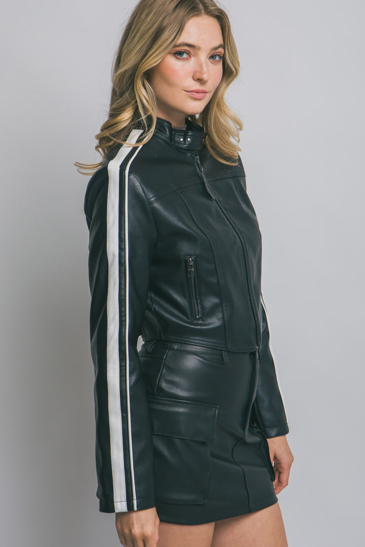 Vegan Leather Jacket