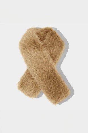 Faux Fur Fluffy Scarf