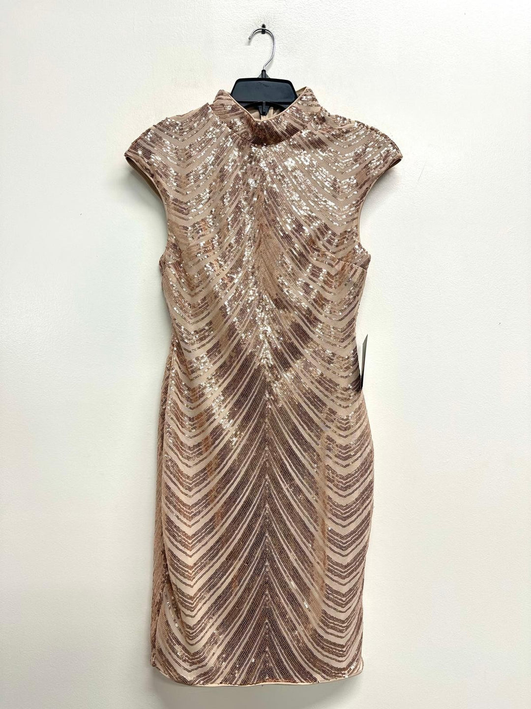 Sequins Dress With Back Zipper