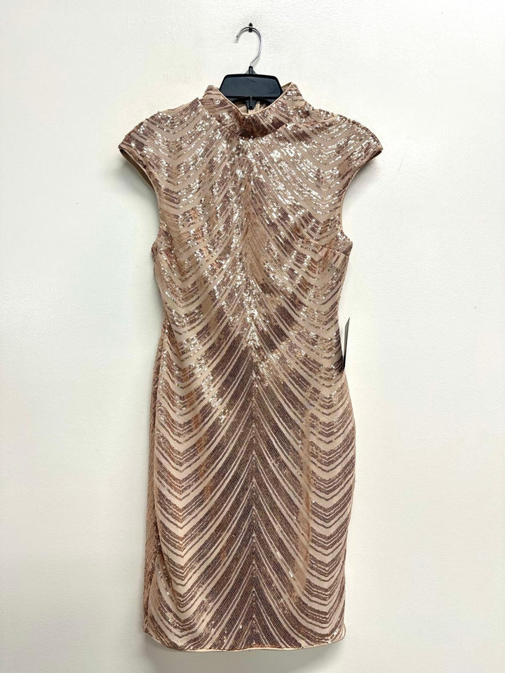 Sequins Dress With Back Zipper