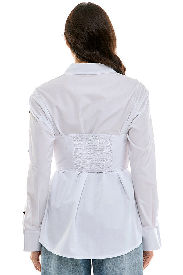 Removeable Corset Twofer Top
