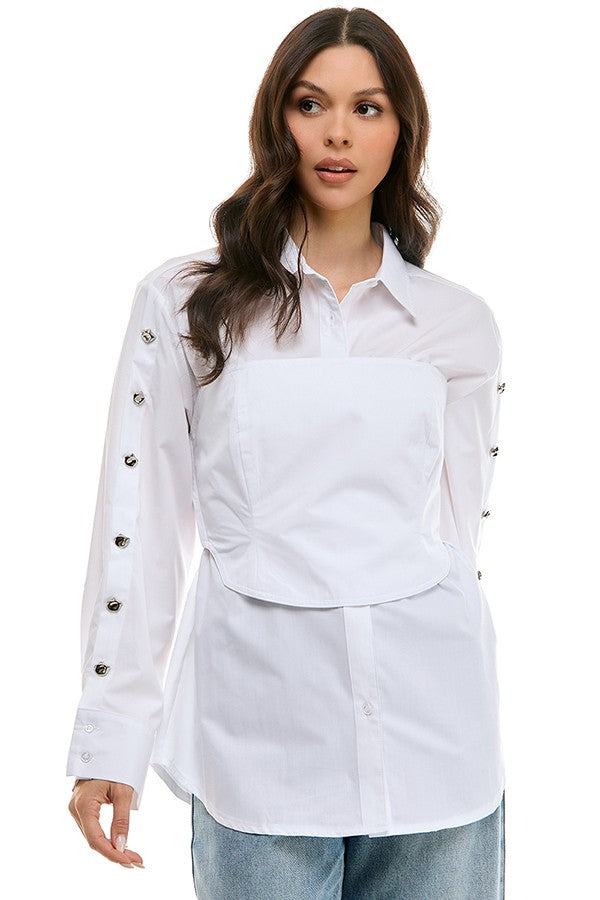 Removeable Corset Twofer Top