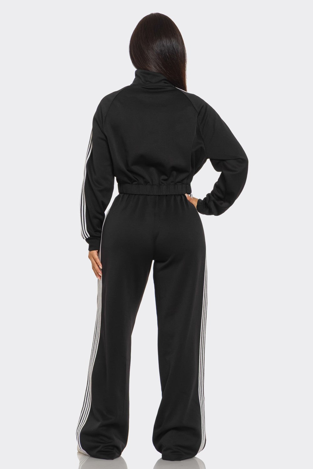 Pants Set Long Sleeve Zip Up