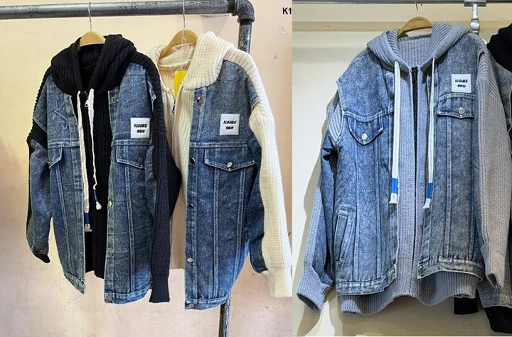 Sweater Denim Jacket