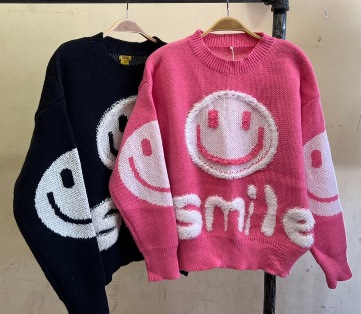 Smile Sweater Top