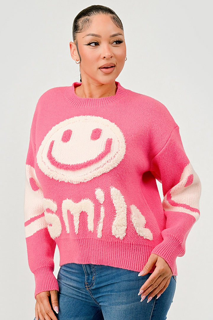 Smile Sweater Top