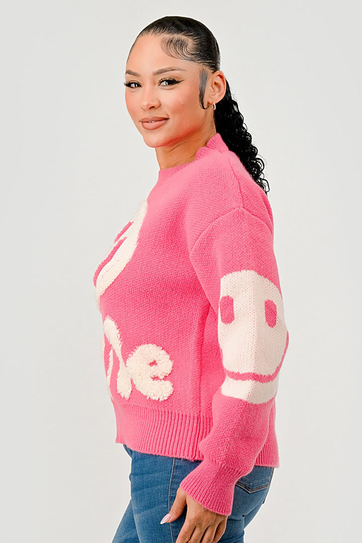 Smile Sweater Top