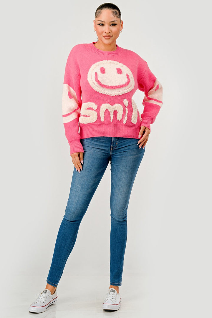 Smile Sweater Top
