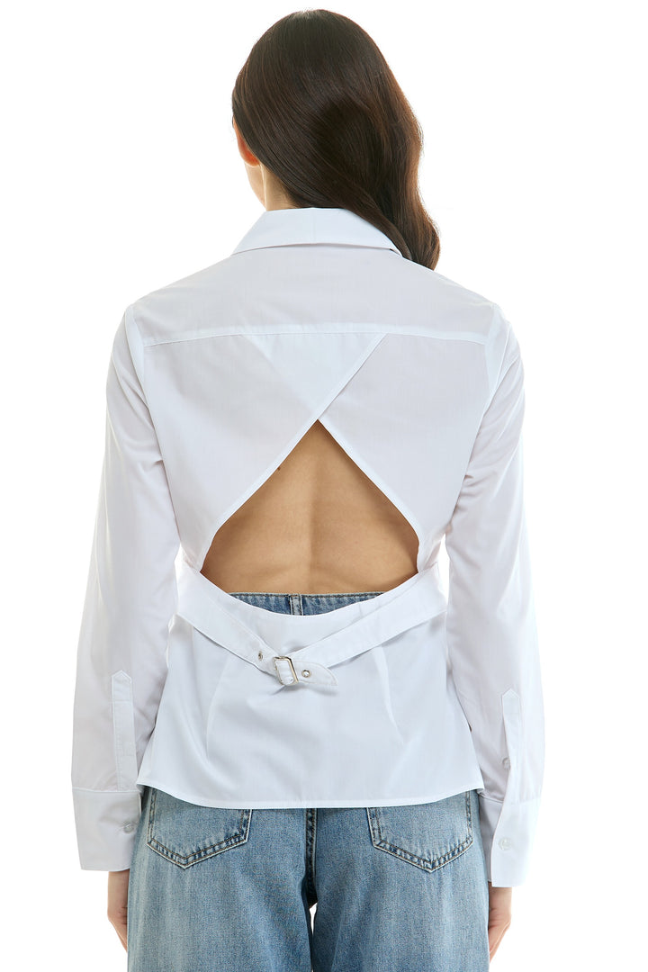 Open Back Shirt