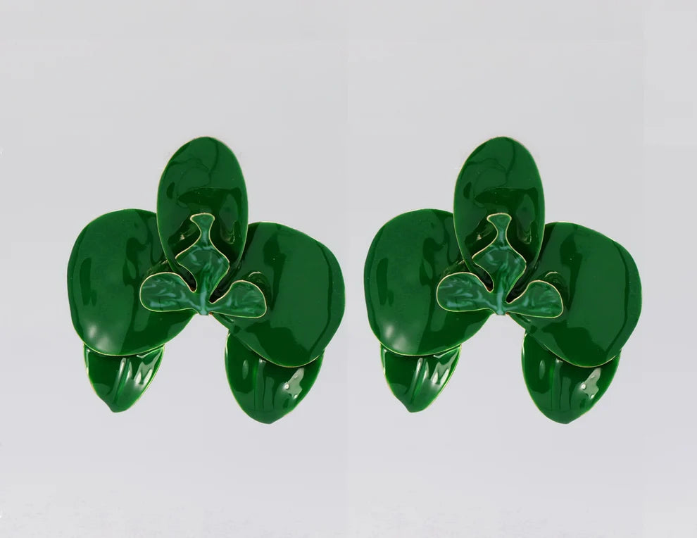 Orchid Inspired Earrings