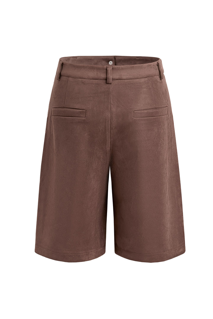 Suede Trouser Short