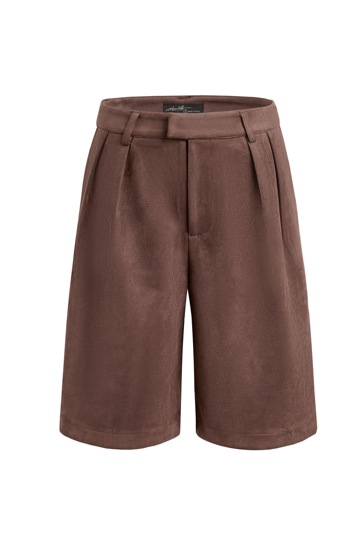 Suede Trouser Short