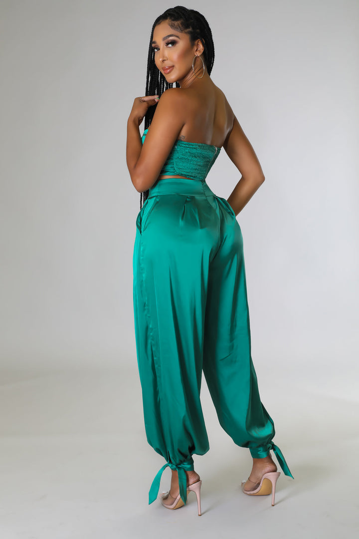 Bra Top, Pants & Shirt Set