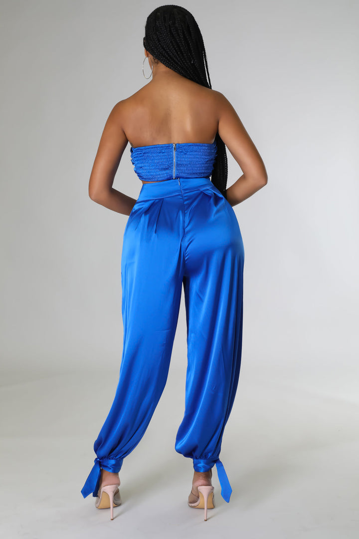 Bra Top, Pants & Shirt Set