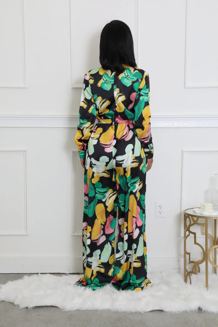 Color Print Jumpsuit