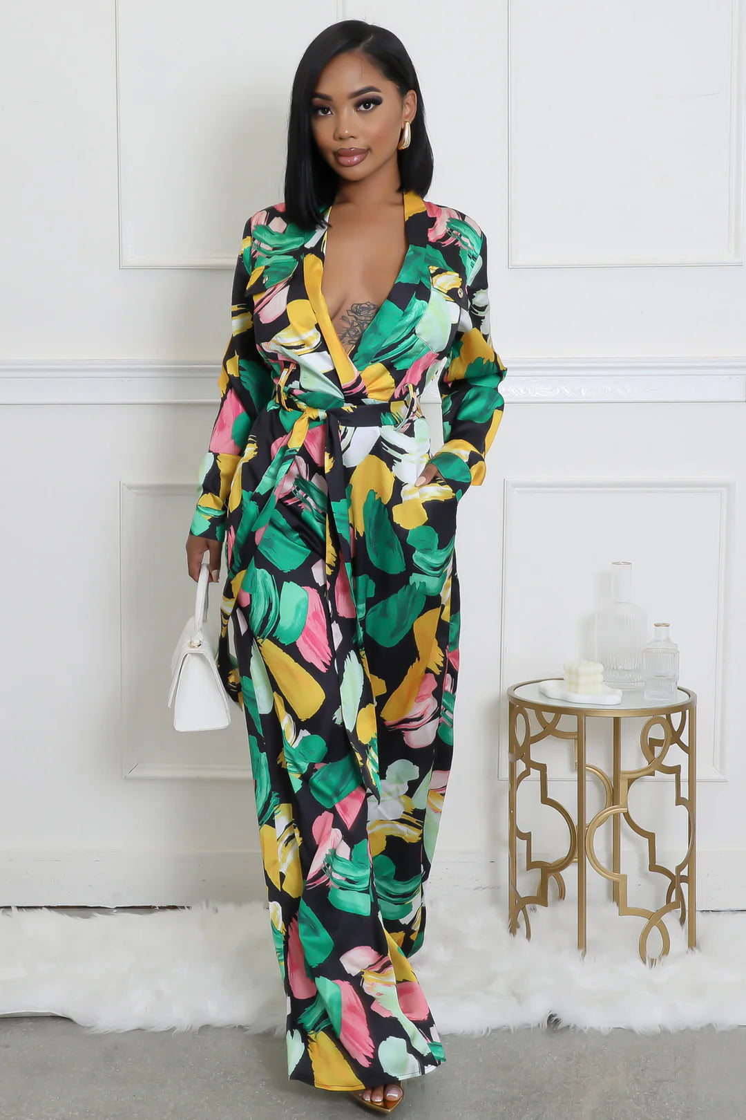 Color Print Jumpsuit