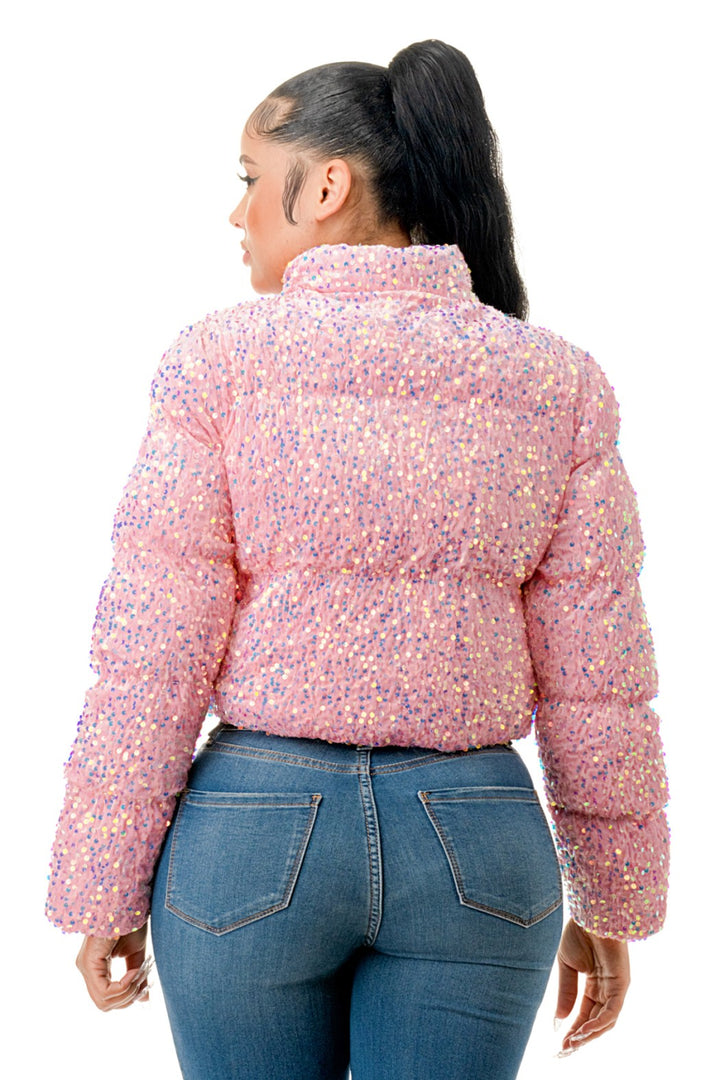 Jacket Puffer Sequin