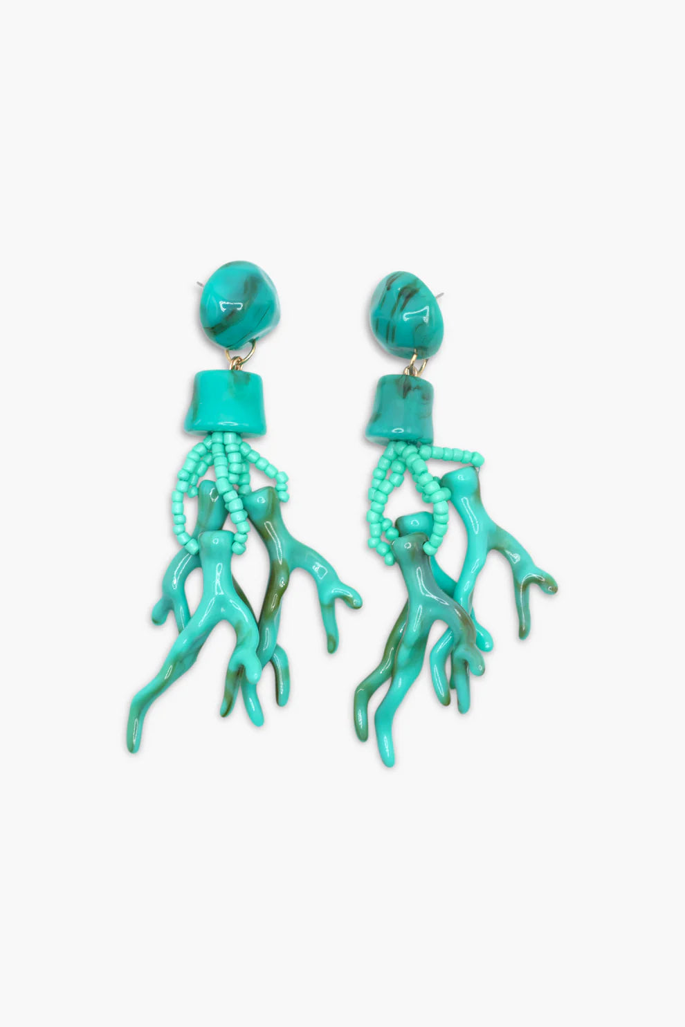 Coral Earrings