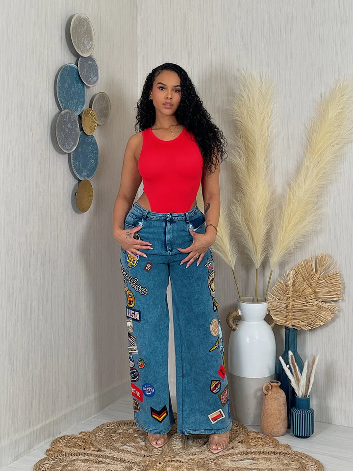 Round Neck Tank Bodusuit
