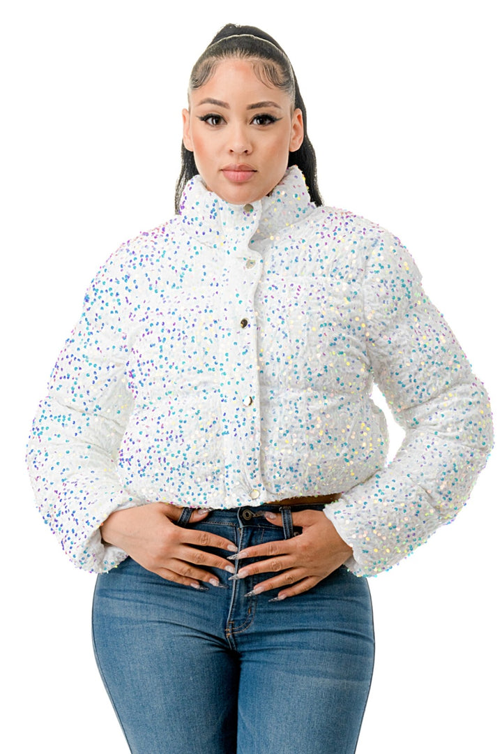 Jacket Puffer Sequin
