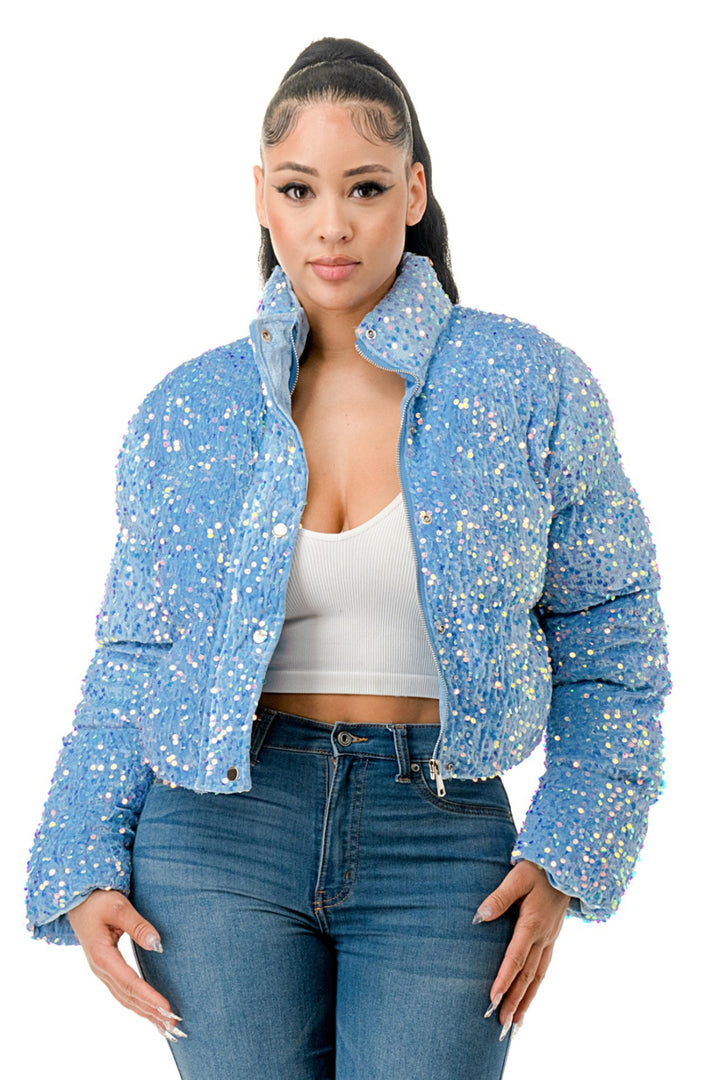 Jacket Puffer Sequin