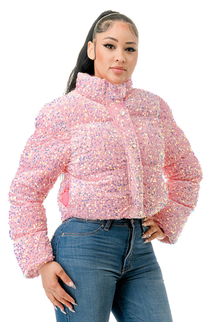 Jacket Puffer Sequin