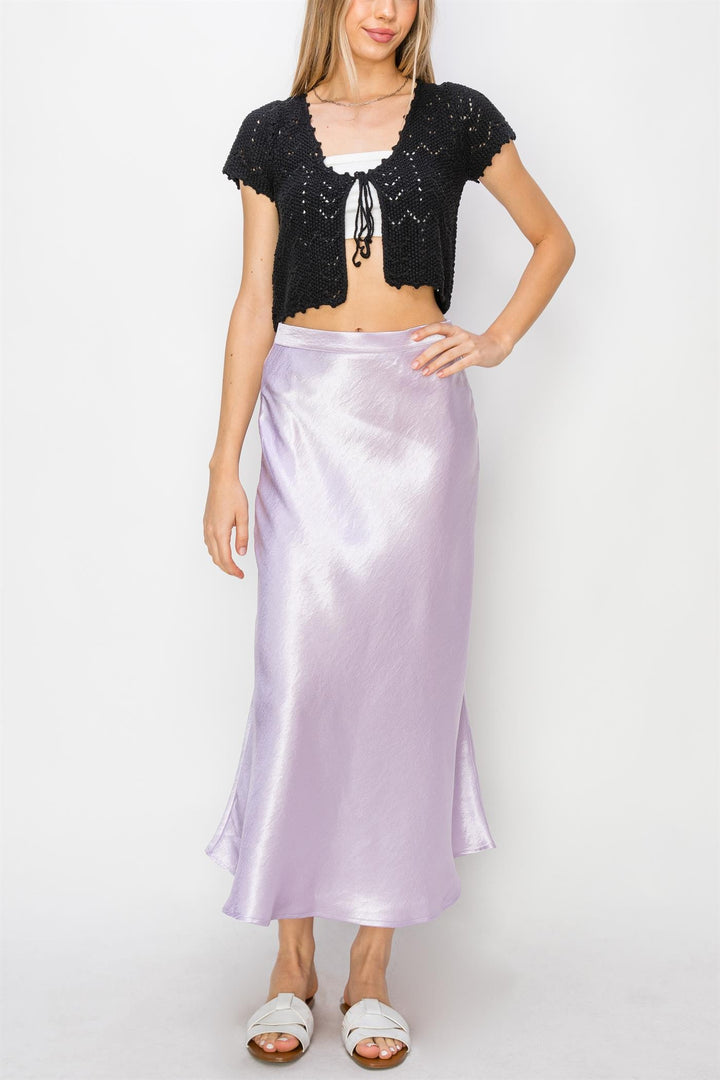 Midi Skirt Saten Alma