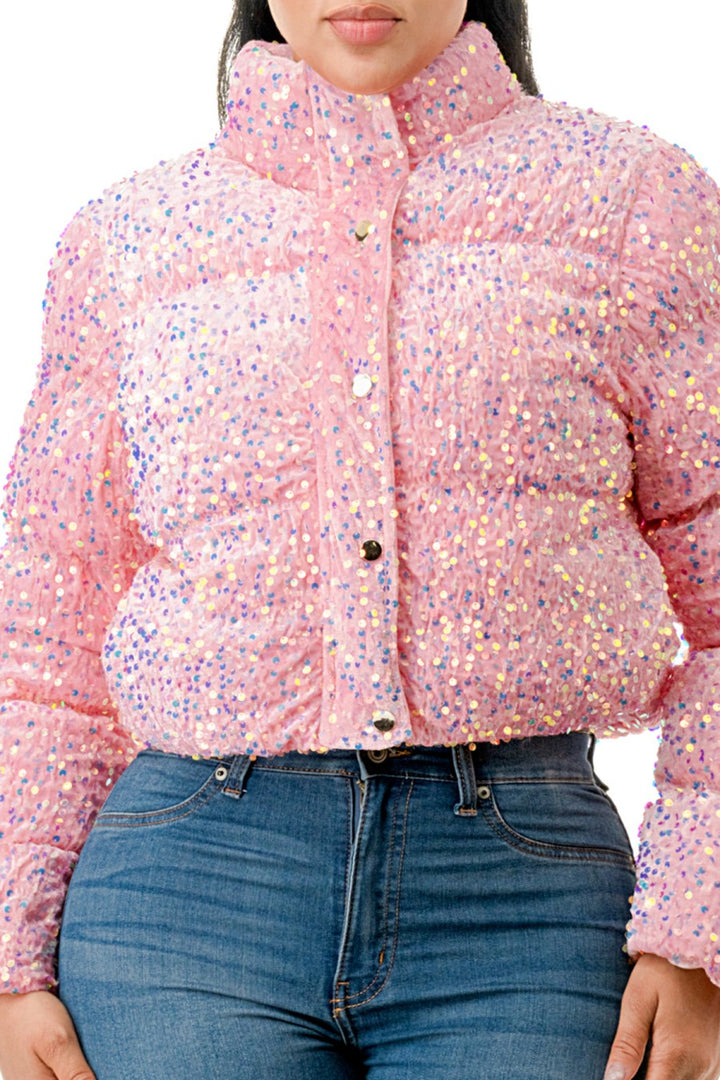 Jacket Puffer Sequin