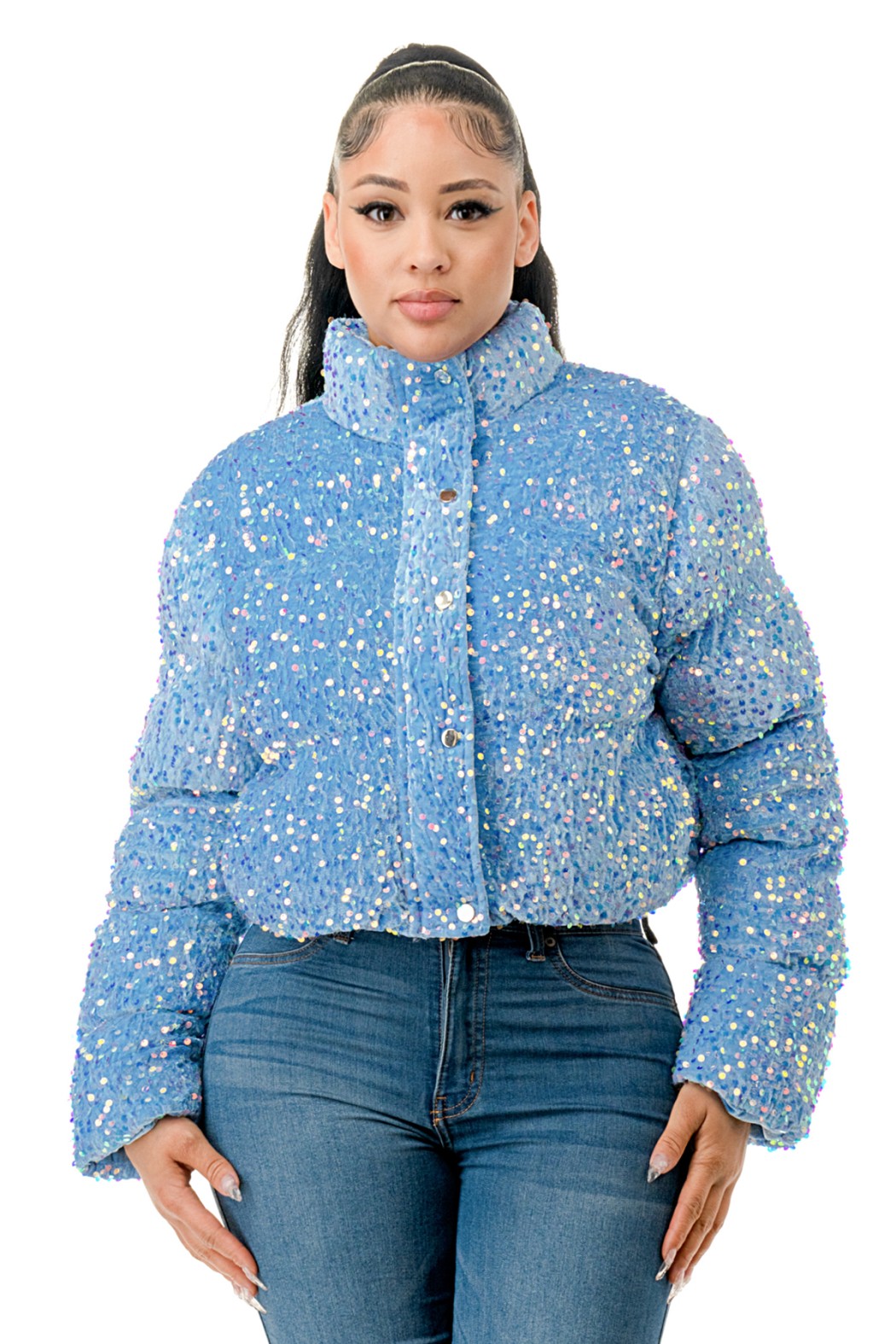 Jacket Puffer Sequin
