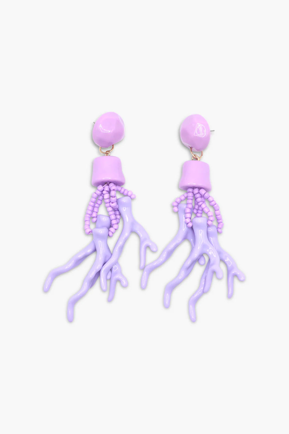 Coral Earrings