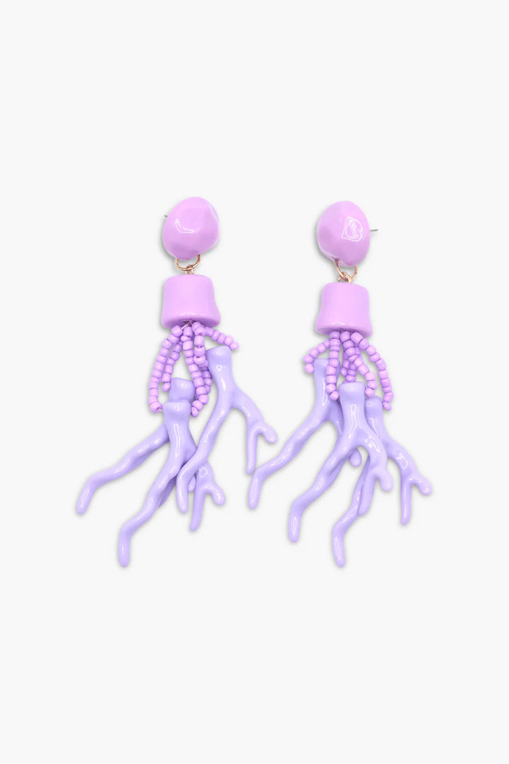 Coral Earrings